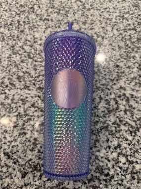Starbucks Iridescent Studded Tumbler - Purple/Teal Gradient